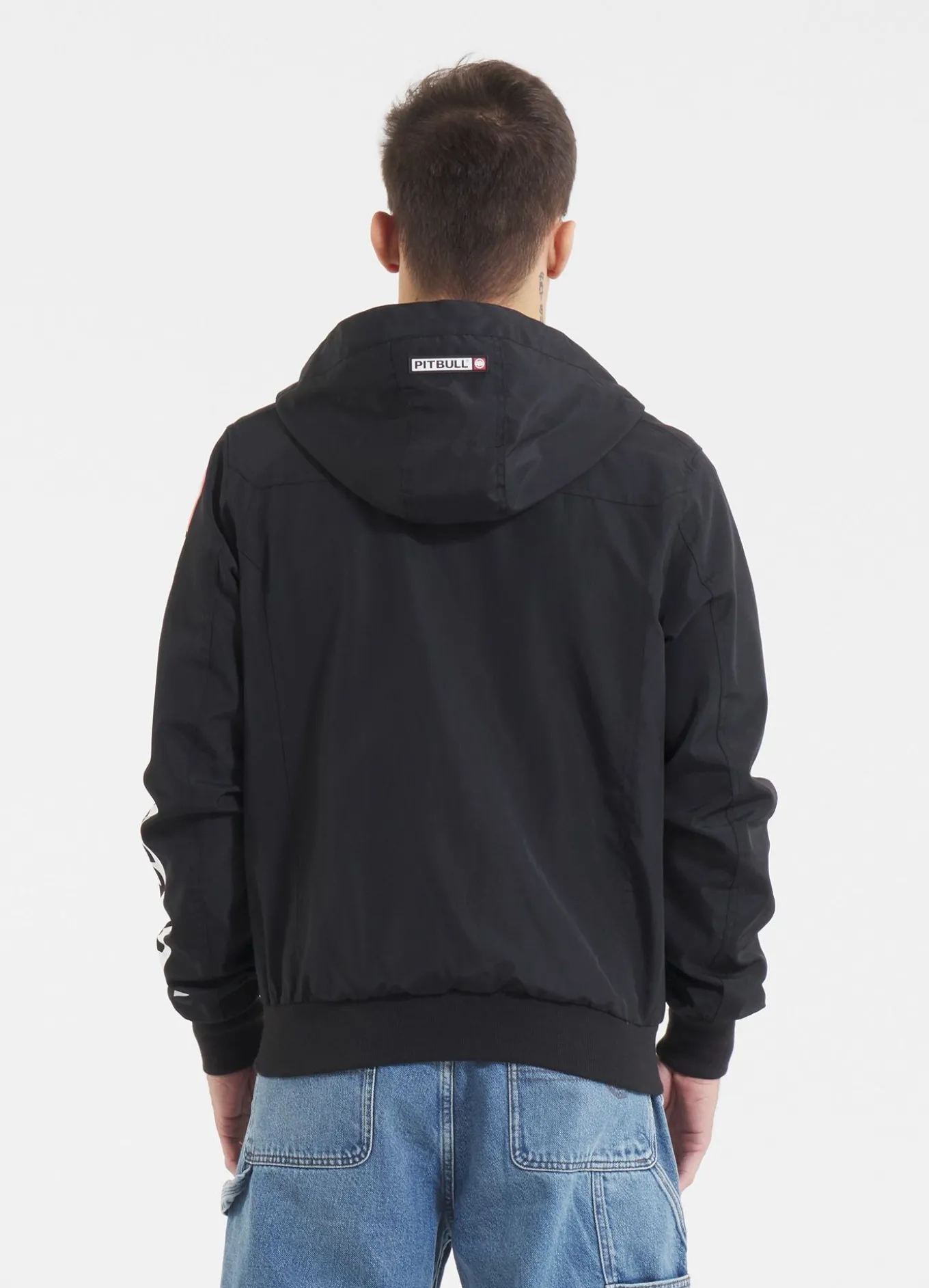 Men's hooded jacket Cabrillo Summer - Black
