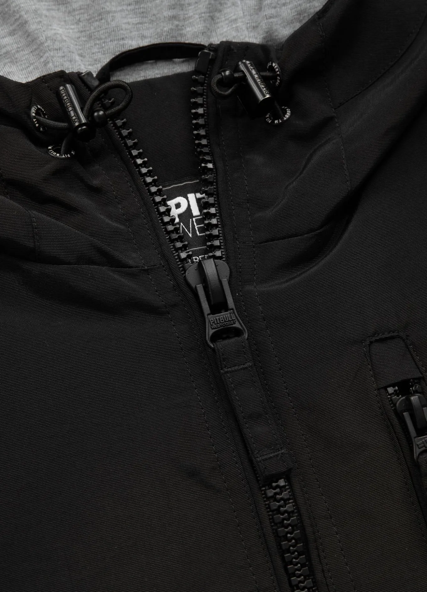 Men's hooded jacket Cabrillo Summer - Black