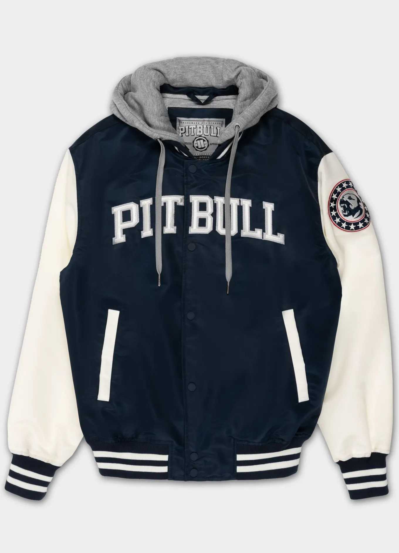 Men's hooded jacket Falcon Ridge - Navy