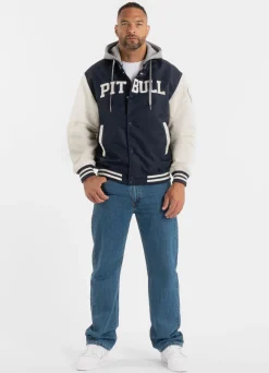 Men's hooded jacket Falcon Ridge - Navy