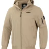 Men's hooded jacket Longwood - Sand