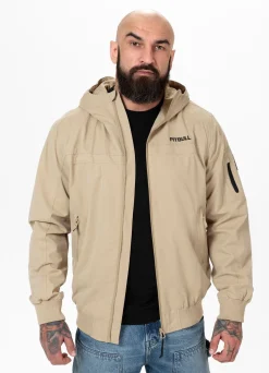 Men's hooded jacket Longwood - Sand