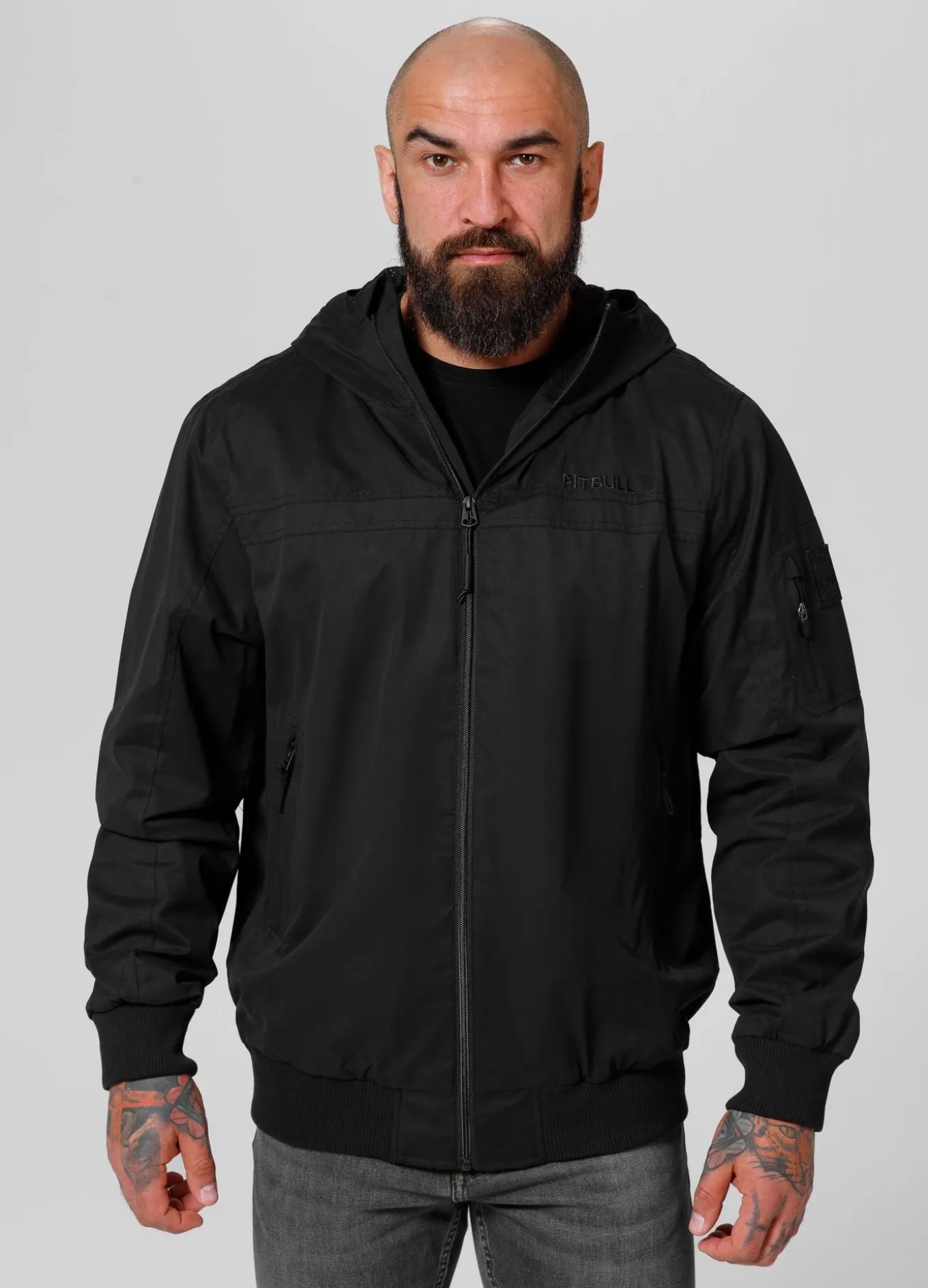 Men's hooded jacket Longwood - Black