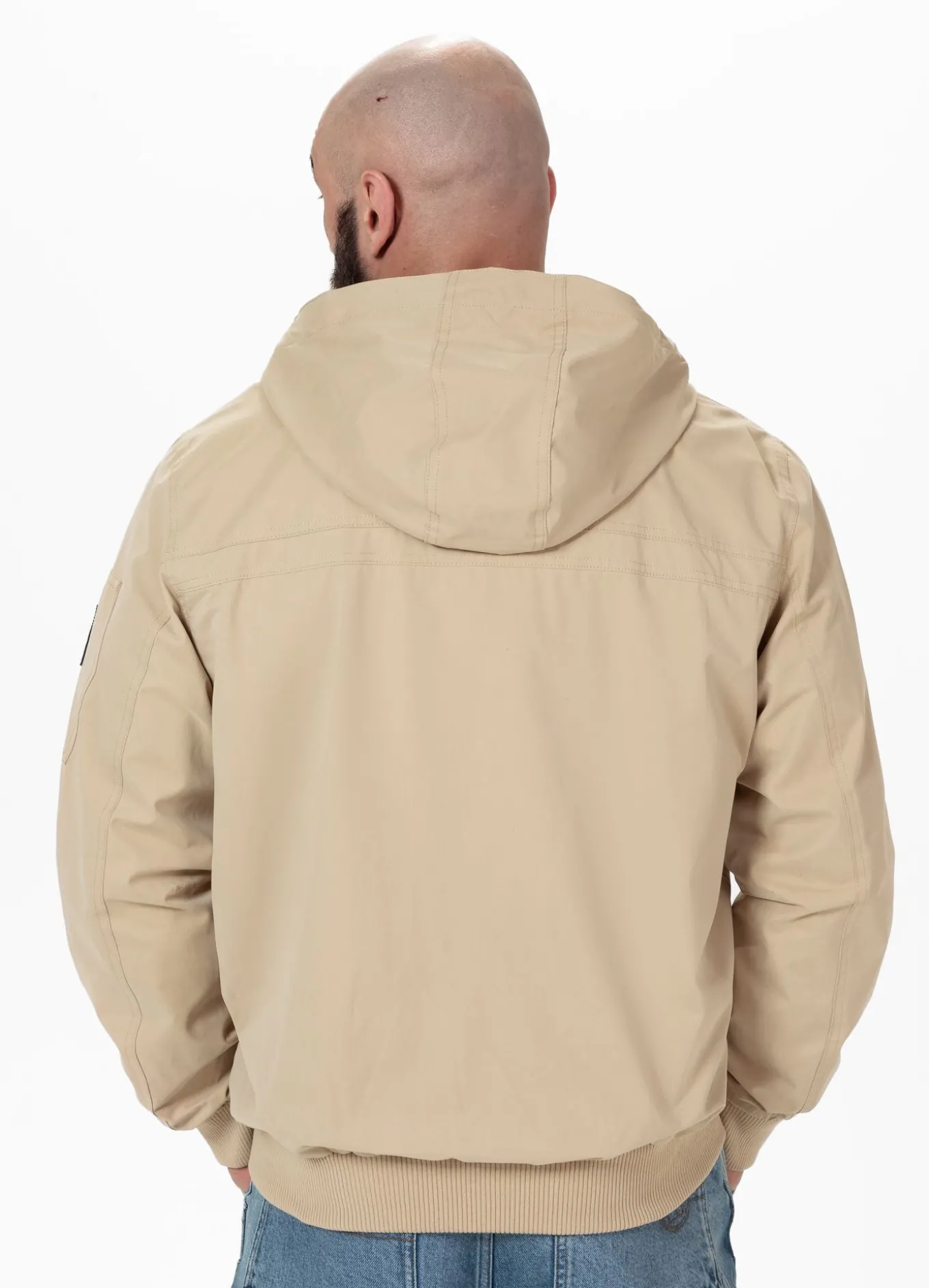 Men's hooded jacket Longwood - Sand