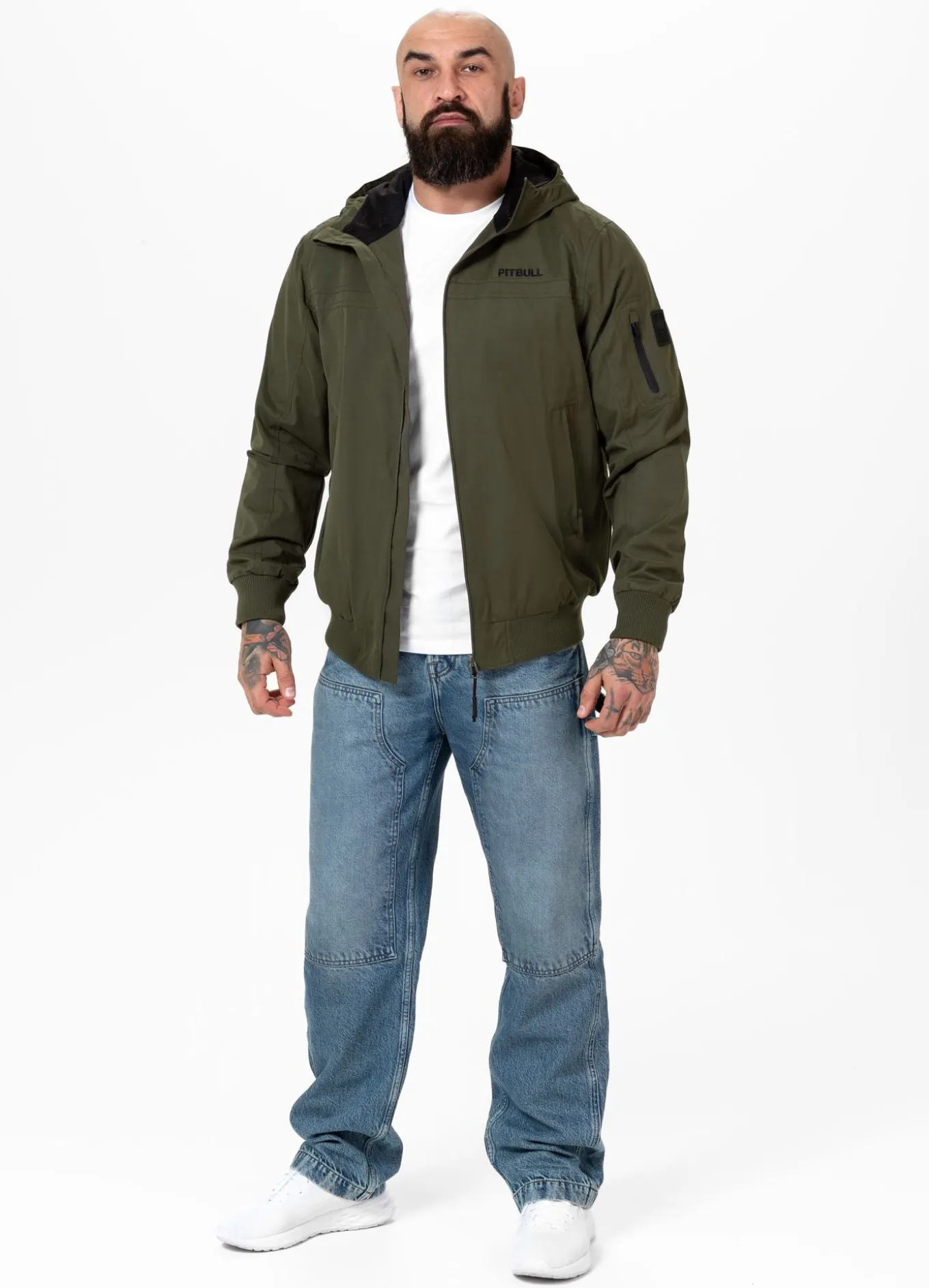 Men's hooded jacket Longwood - Olive