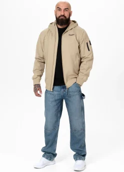 Men's hooded jacket Longwood - Sand
