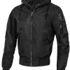 Men's hooded jacket Starwood II - Black