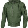 Men's hooded jacket Starwood II - Olive