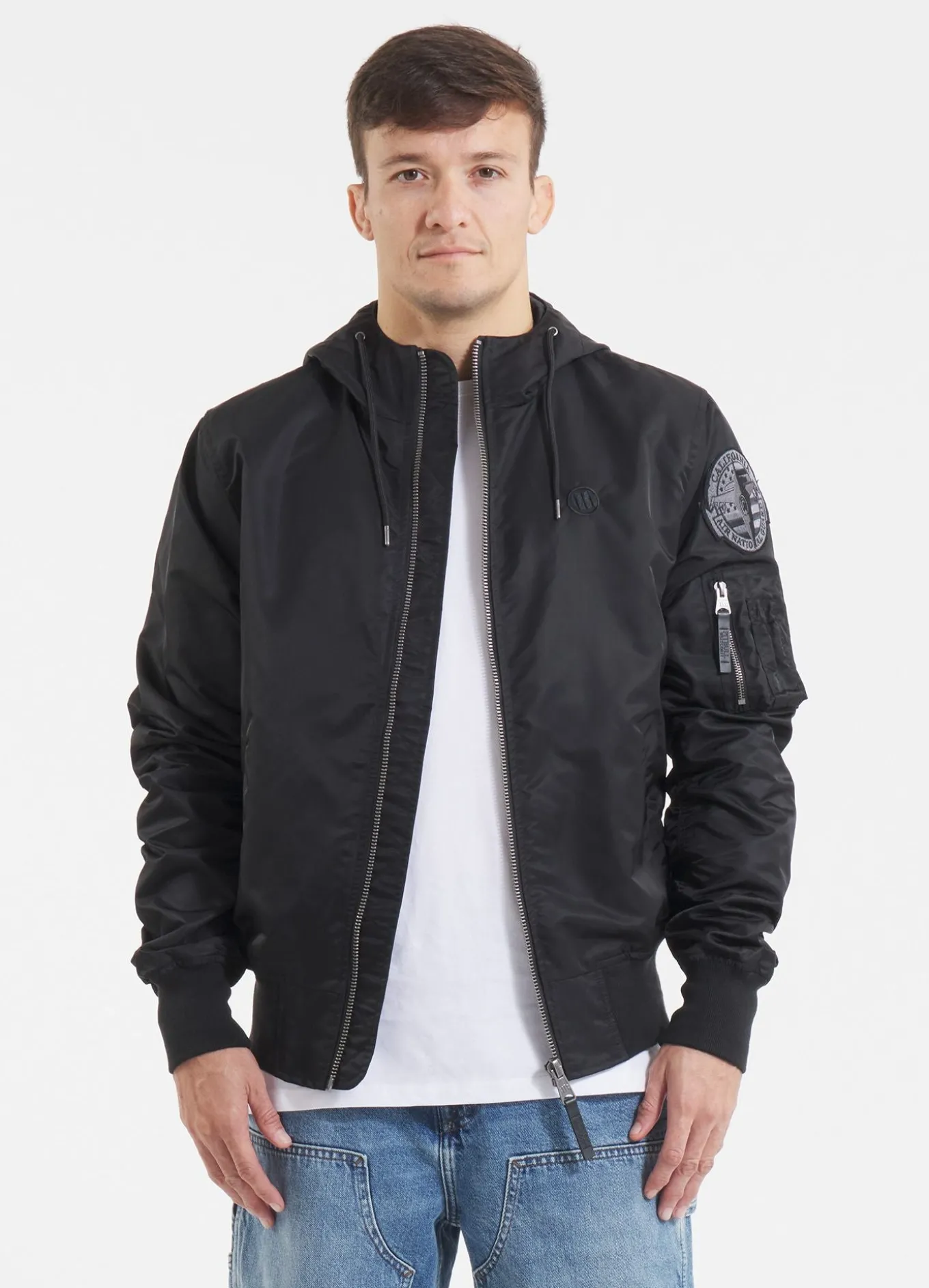 Men's hooded jacket Starwood II - Black