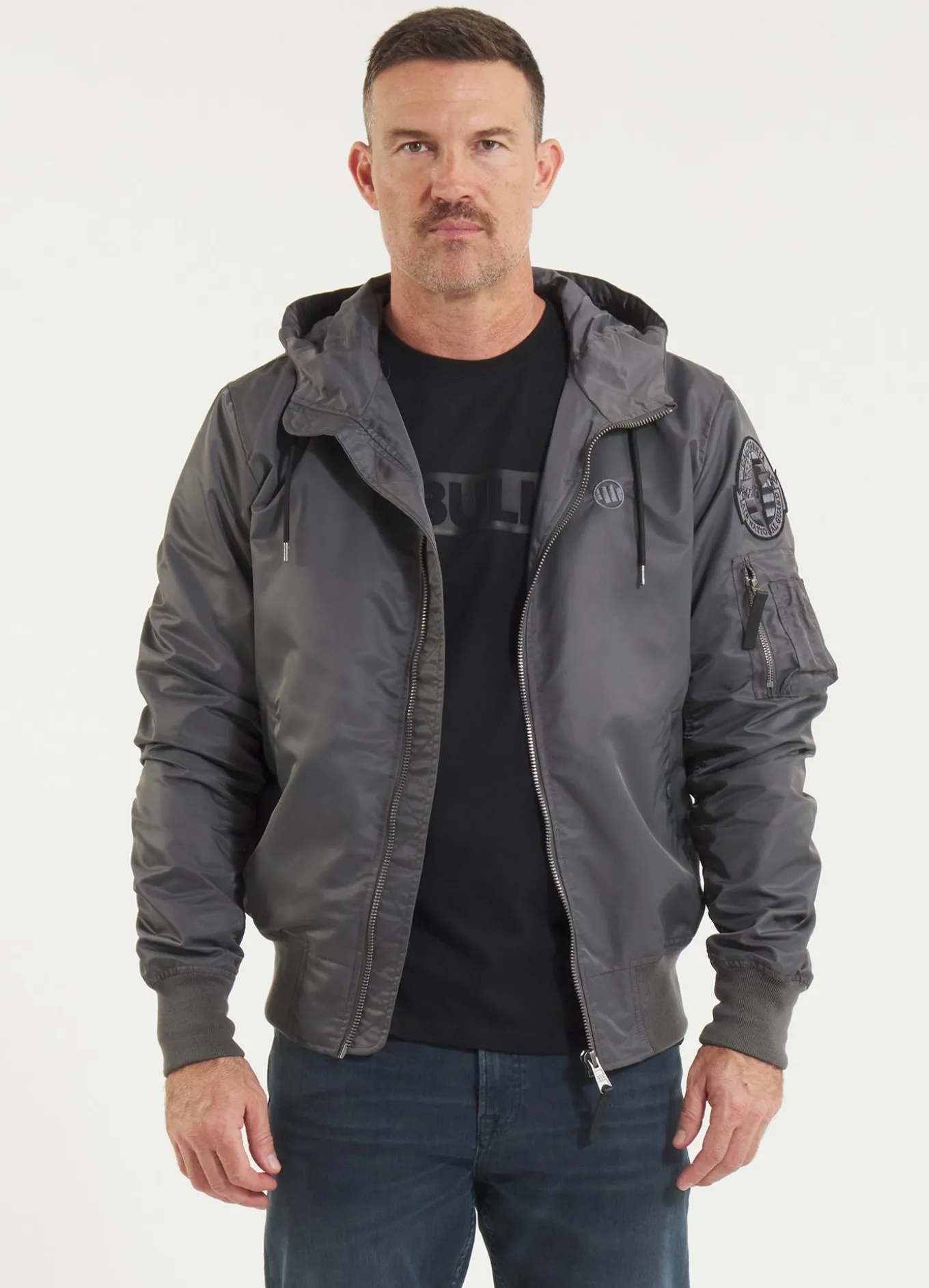 Men's hooded jacket Starwood II - Graphite