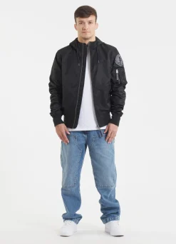 Men's hooded jacket Starwood II - Black