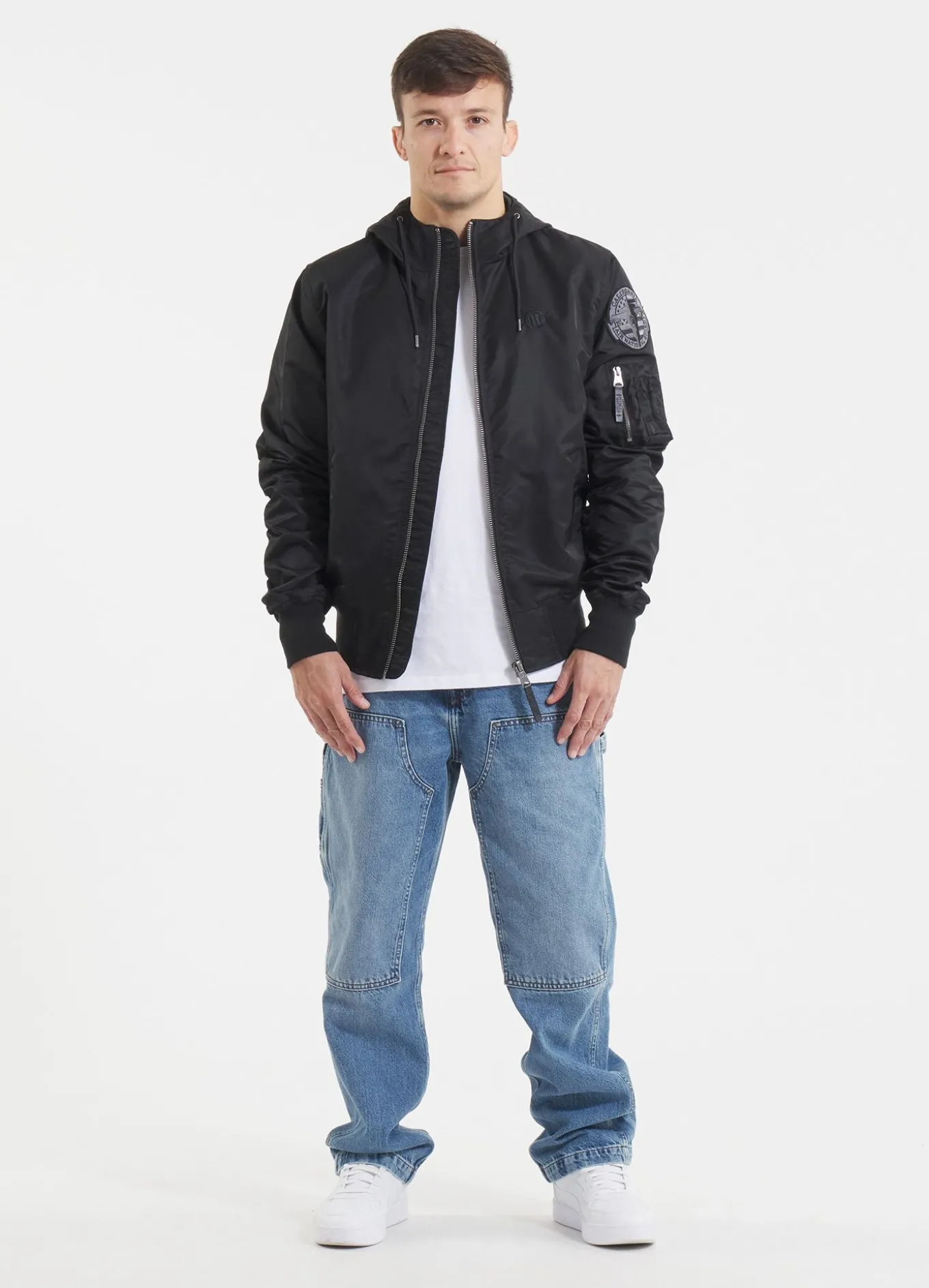 Men's hooded jacket Starwood II - Black
