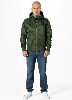 Men's hooded jacket Starwood II - Olive