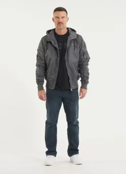 Men's hooded jacket Starwood II - Graphite