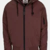 Men's hooded jacket STEIN - Burgundy