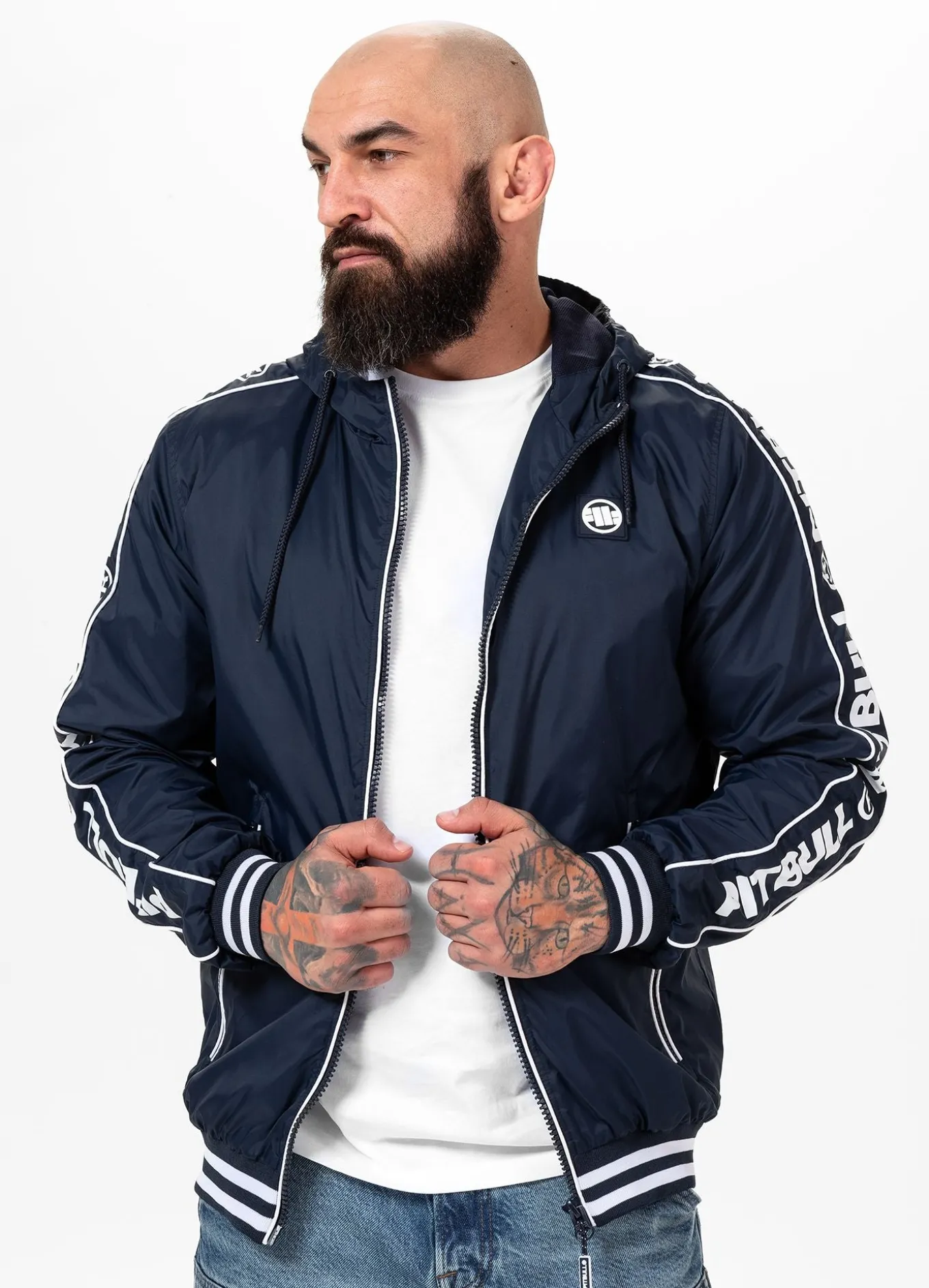 Men's hooded jacket Whitewood - Navy