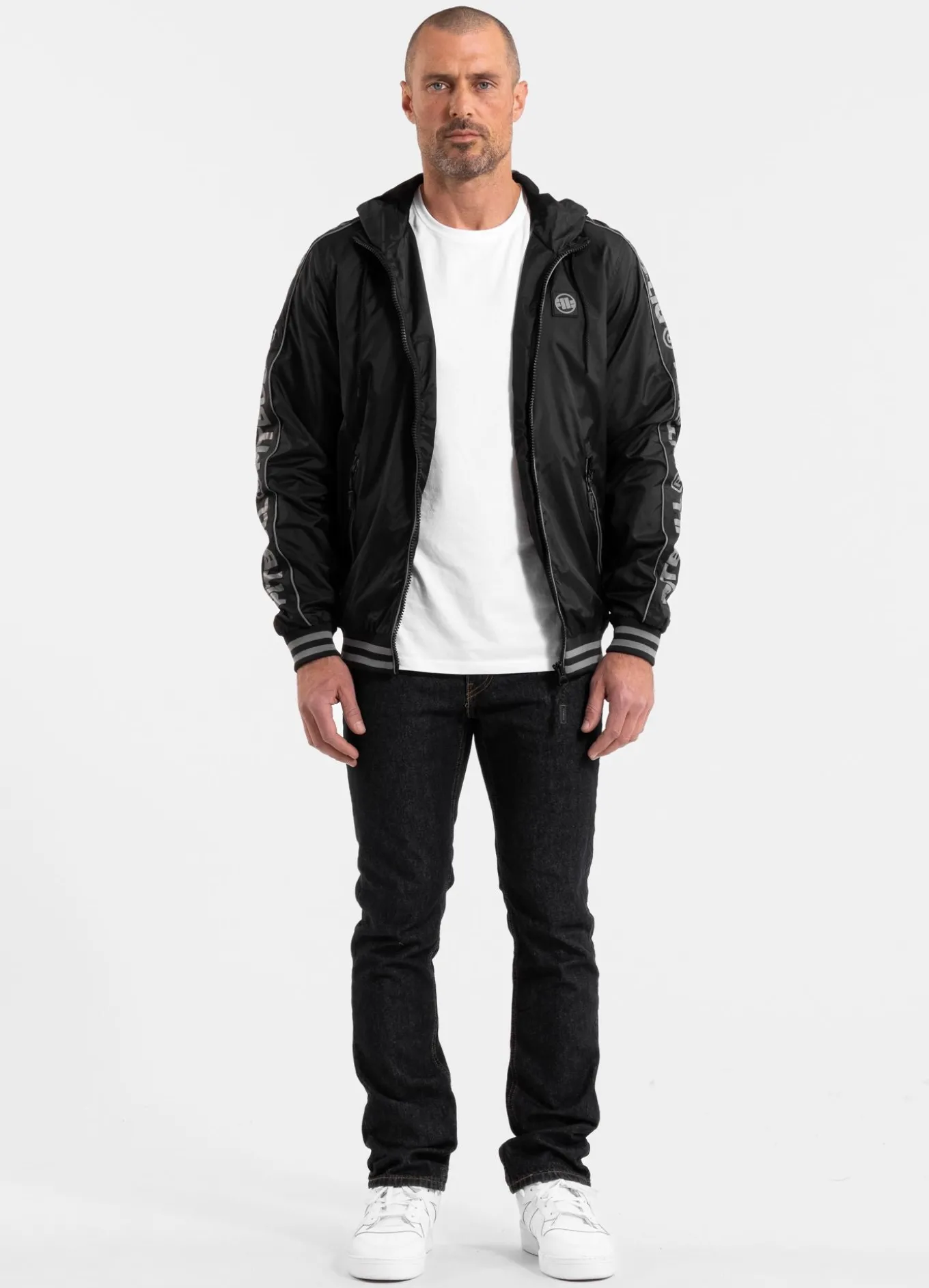 Men's hooded jacket Whitewood - Black