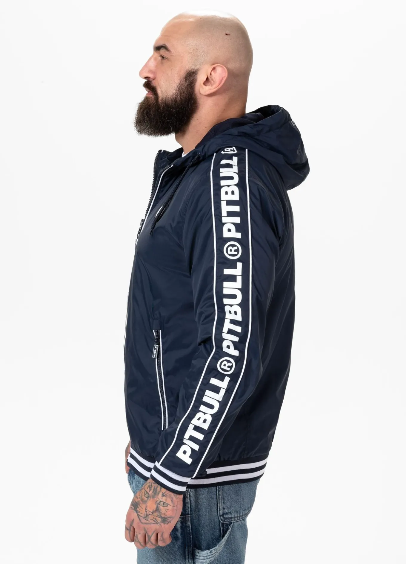 Men's hooded jacket Whitewood - Navy