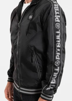 Men's hooded jacket Whitewood - Black