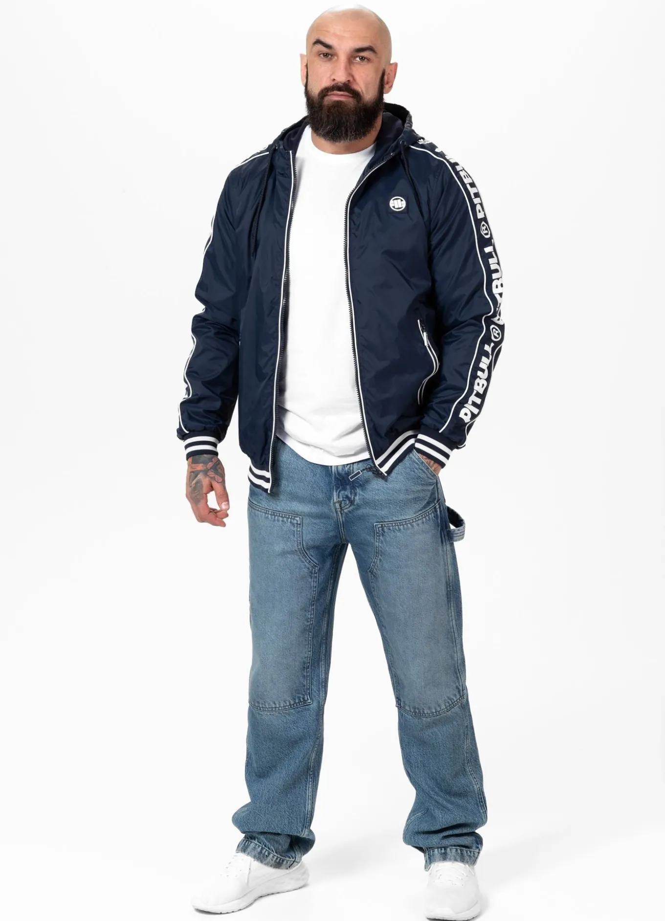 Men's hooded jacket Whitewood - Navy