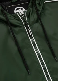 Men's hooded jacket Whitewood - Dark green