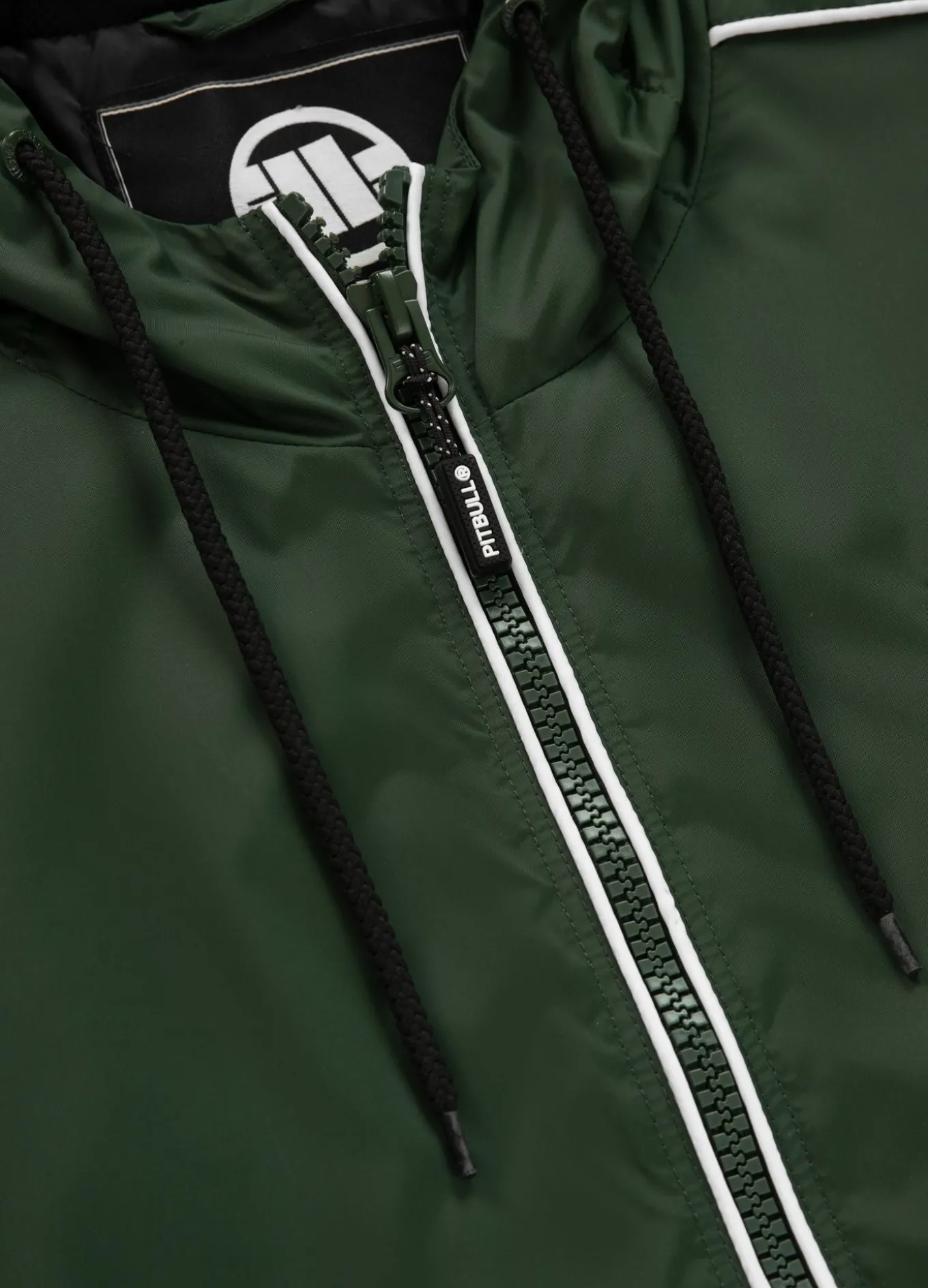 Men's hooded jacket Whitewood - Dark green