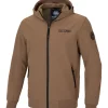 Men's hooded Softshell jacket Midway II - Coyote brown