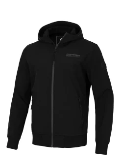 Men's hooded Softshell jacket Midway II - Black