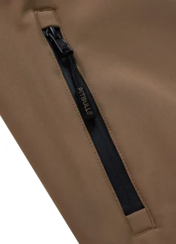 Men's hooded Softshell jacket Midway II - Coyote brown