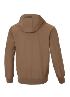 Men's hooded Softshell jacket Midway II - Coyote brown