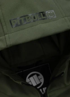 Men's hooded Softshell jacket Midway II - Olive