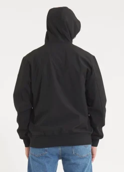 Men's hooded Softshell jacket Midway II - Black