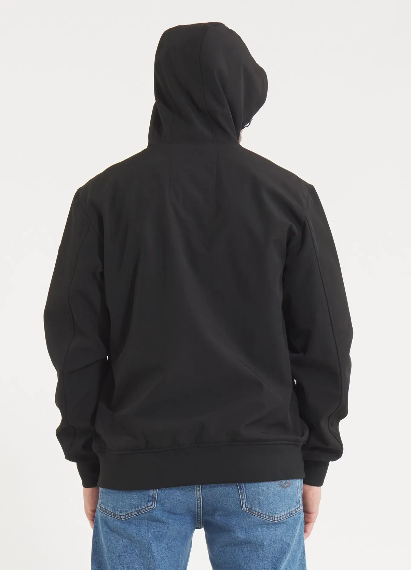 Men's hooded Softshell jacket Midway II - Black