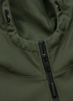 Men's hooded Softshell jacket Midway II - Olive