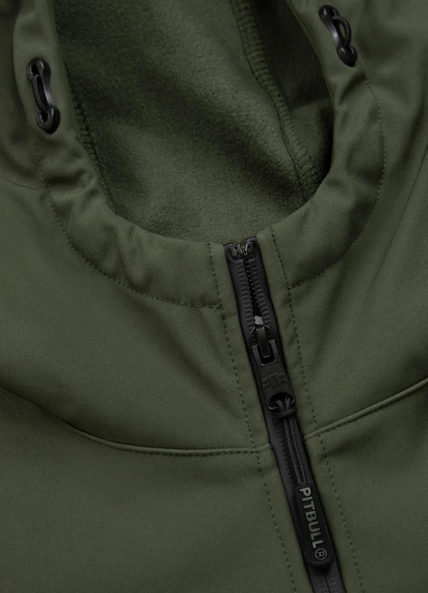 Men's hooded Softshell jacket Midway II - Olive