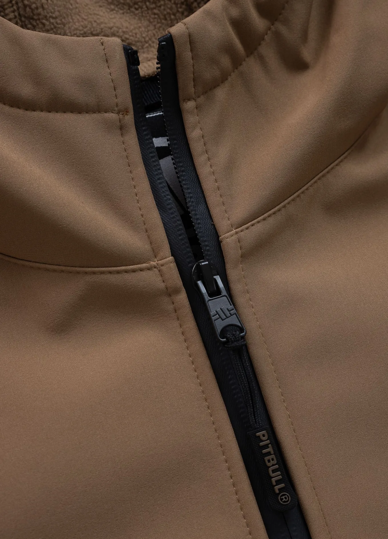 Men's hooded Softshell jacket Midway II - Coyote brown