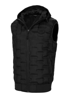 Men's hooded Vest Eclipse - Black