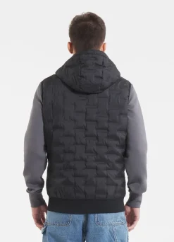 Men's hooded Vest Eclipse - Black