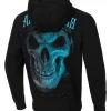 Men's Hoodie Blue Skull