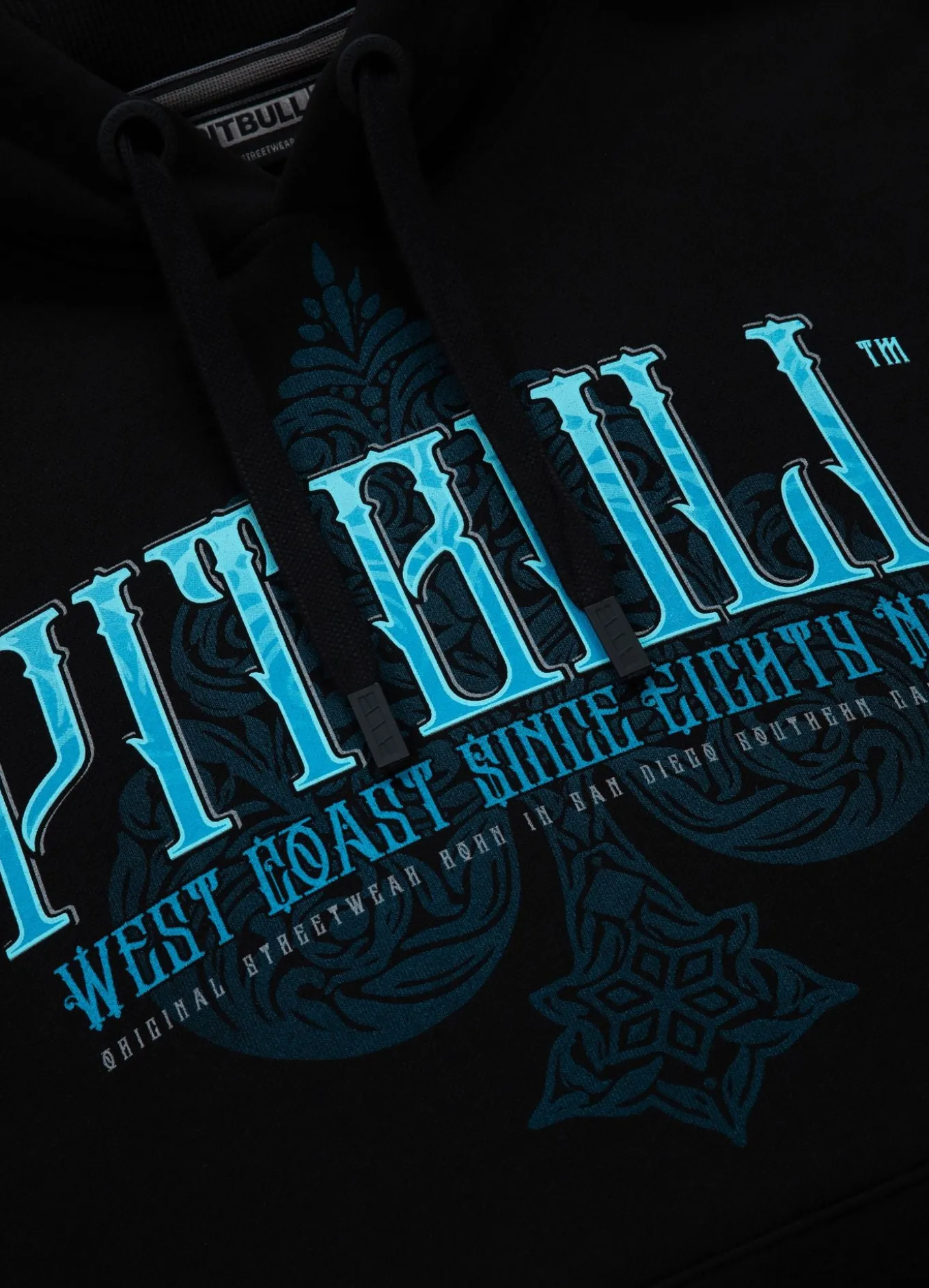 Men's Hoodie Blue Skull