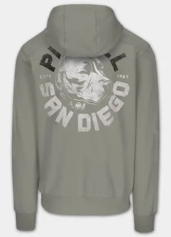 Men's Hoodie DOG SD - Dusty Salvia