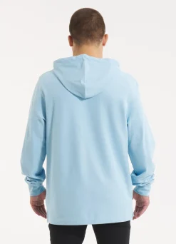 Men's Hoodie Pique Rockey - Light blue
