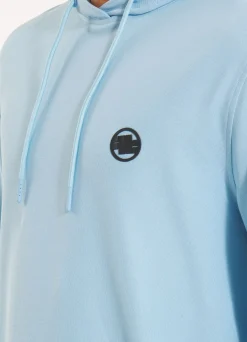 Men's Hoodie Pique Rockey - Light blue