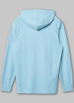 Men's Hoodie Pique Rockey - Light blue