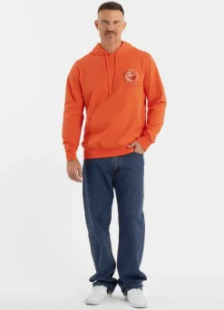 Men's Hoodie PLANET SURF - Salmon