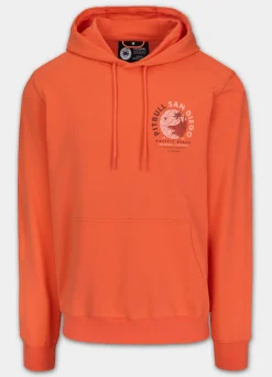 Men's Hoodie PLANET SURF - Salmon