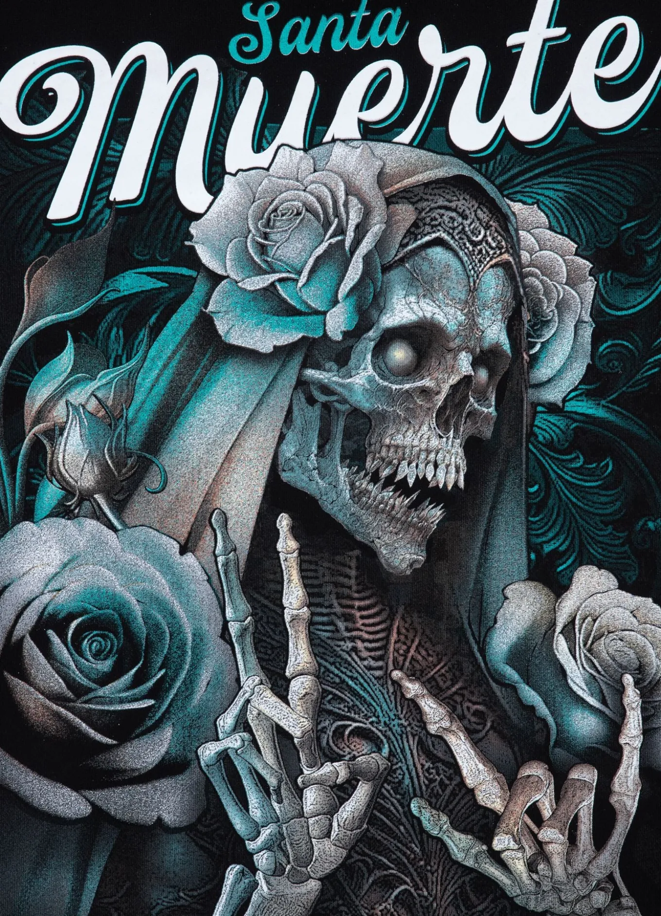 Men's Hoodie Santa Muerte