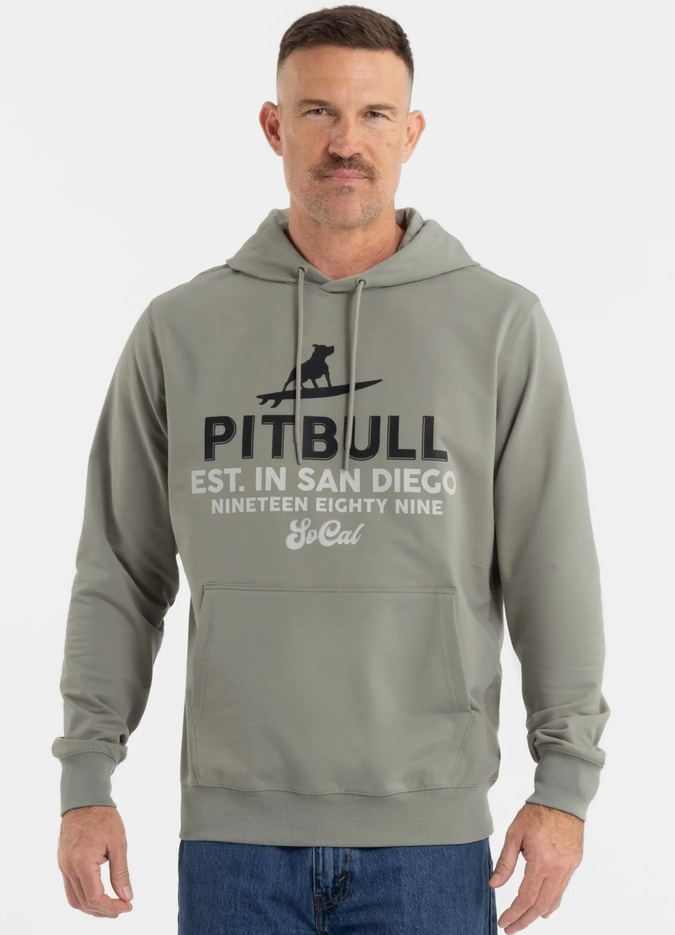 Men's Hoodie SURFING DOG