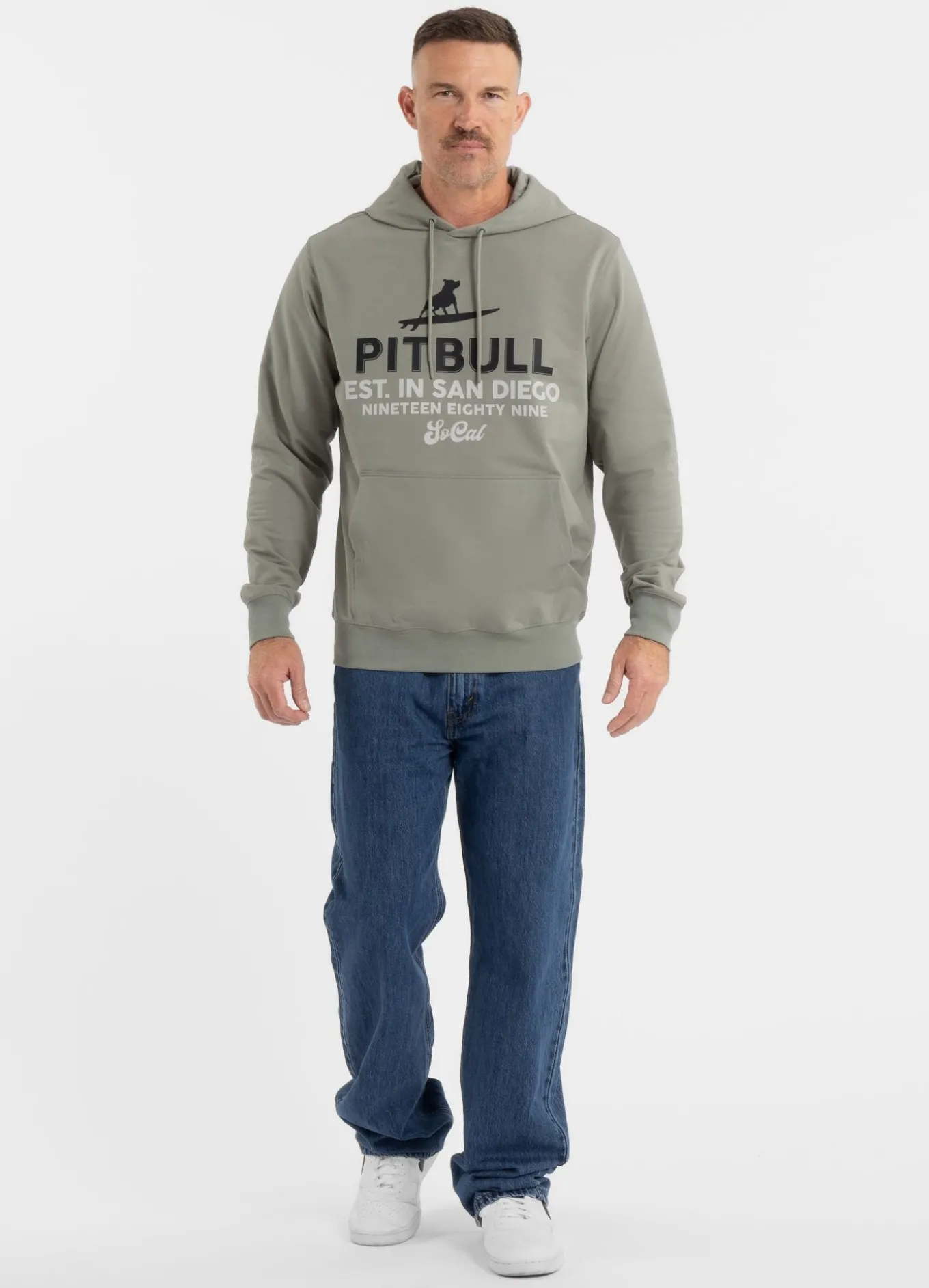 Men's Hoodie SURFING DOG