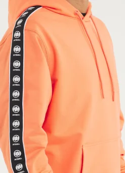 Men's Hoodie TAPE NUGGET - Bright Salmon